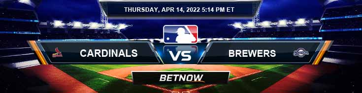 St. Louis Cardinals vs Milwaukee Brewers 04-14-2022 Game Analysis Odds and Picks