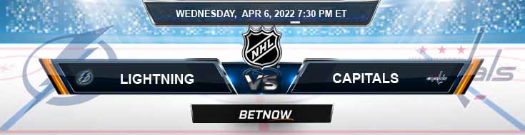Tampa Bay Lightning vs Washington Capitals 04-06-2022 BetNow's Preview Spread and Game Analysis