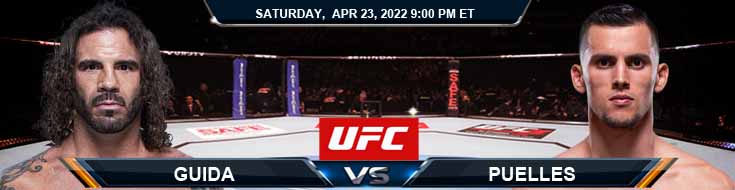 UFC Fight Night 205 Guida vs Puelles 04-23-2022 Odds Preview and Spread