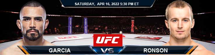 UFC on ESPN 34 Garcia vs Ronson 04-16-2022 Predictions Preview and Fight Analysis