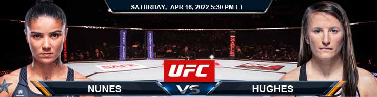 UFC on ESPN 34 Nunes vs Hughes 04-16-2022 Game Picks Fight Predictions and Tips