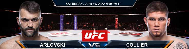 UFC on ESPN 35 Arlovski vs Collier 04-30-2022 Analysis Odds and Picks