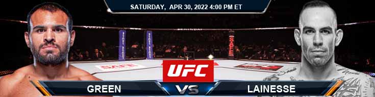 UFC on ESPN 35 Green vs Lainesse 04-30-2022 Spread Forecast and Tips