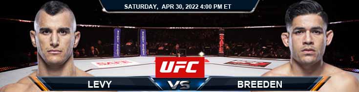 UFC on ESPN 35 Levy vs Breeden 04-30-2022 Forecast Tips and Analysis