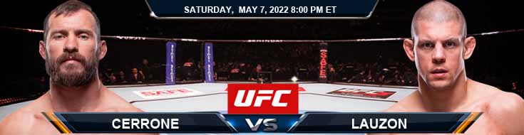 UFC 274 Cerrone vs Lauzon 05-07-2022 Fight Analysis Spread and Betting Forecast