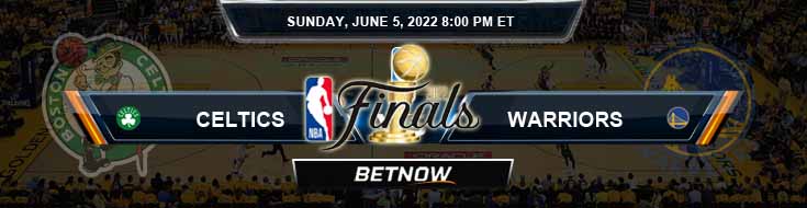 Boston Celtics vs Golden State Warriors 06-05-2022 NBA Finals Tips Forecast and Game 2 Odds