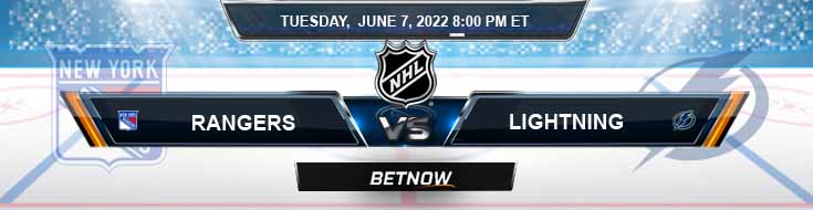 New York Rangers vs Tampa Bay Lightning 06-07-2022 East Finals Preview Spread and Game 4 Analysis