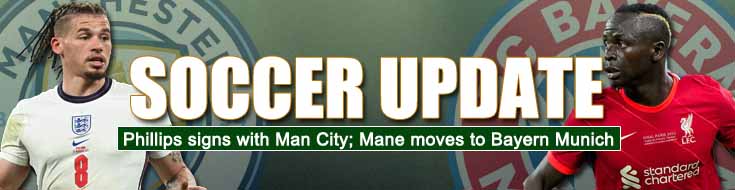 Phillips Signs with Man City, Mane Moves to Bayern Munich