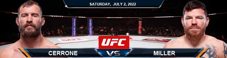 UFC 276 Cerrone vs Miller 07-02-2022 Best Spread Forecast and Favorite Tips