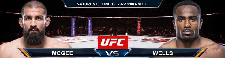 UFC on ESPN 37 McGee vs Wells 06-18-2022 Betting Predictions Preview and Fight Analysis