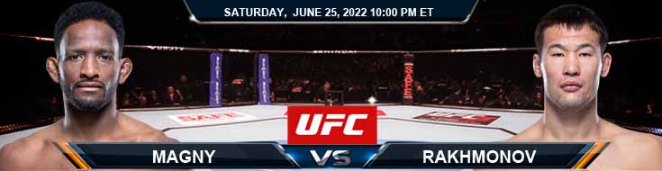 UFC on ESPN 38 Magny vs Rakhmonov 06-25-2022 Odds Picks and Forecast