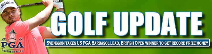 Adam Svensson Takes US PGA Barbasol Lead, British Open Winner to Get Record Prize Money