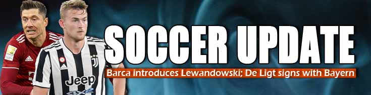 Barca Introduces Lewandowski, De Ligt Signs with Bayern