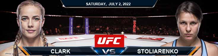 UFC 276 Clark vs Stoliarenko 07-02-2022 Analysis Odds and Picks