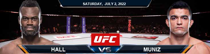 UFC 276 Hall vs Muniz 07-02-2022 Forecast Tips and Analysis