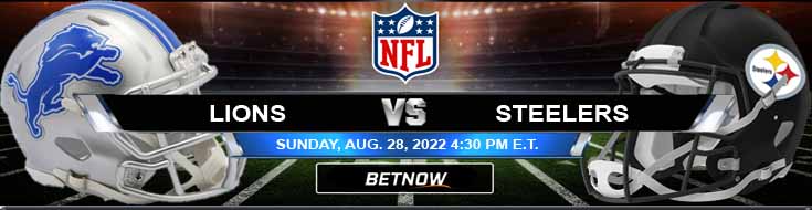 Detroit Lions vs Pittsburgh Steelers 08-28-2022 Week 3 Analysis Forecast and Preseason Tips