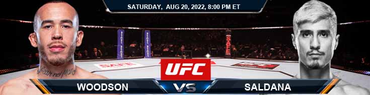 UFC 278 Woodson vs Saldana 08-20-2022 Fight Picks Preview and Best Predictions