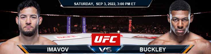 UFC Fight Night 209 Imavov vs Buckley 03-09-2022 Analisis Pertarungan Spread dan Prakiraan Game