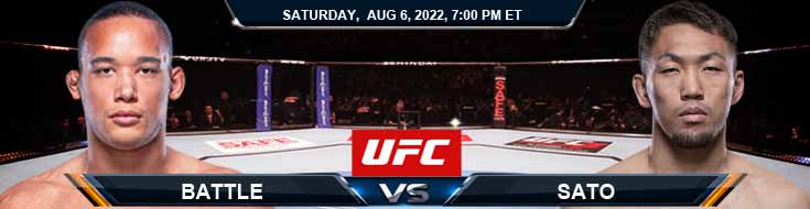 UFC on ESPN 40 Battle vs Sato 08-06-2022 Analysis Forecast and Spread