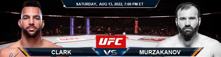 UFC pada ESPN 41 Clark vs Murzakanov 13-08-2022 Memilih Spread dan Analisis