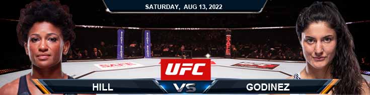 UFC on ESPN 41 Hill vs Godinez 08-13-2022 Odds Tips and Fight Preview