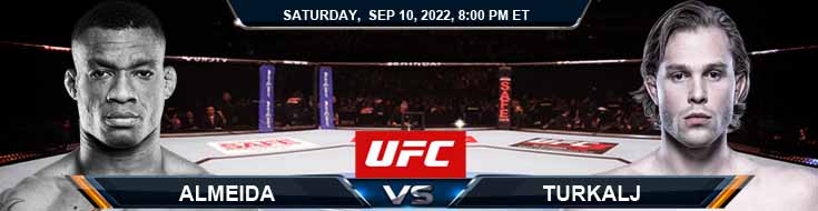 UFC 279 Almeida vs Turkalj 10-09-2022 Analisis Tips dan Peluang