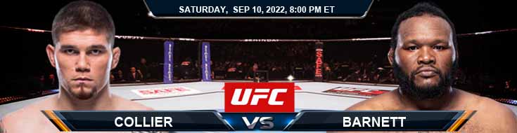 UFC 279 Collier vs Barnett 09-10-2022 Pilihan dan Prediksi Favorit Odds