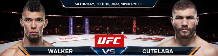 UFC 279 Walker vs Cutelaba 10-09-2022 Prakiraan dan Kiat Taruhan Spread