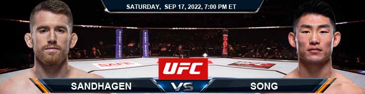 UFC Fight Night 210 Sandhagen vs Song 17-09-2022 Analisis Pertarungan Spread dan Perkiraan Teratas