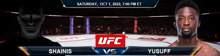 UFC Fight Night 211 Sodiq Yusuff vs Don Shainis 01-10-2022 Pilihan Prediksi dan Odds