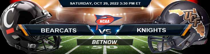 Cincinnati Bearcats vs UCF Knights 10-29-2022 Analisis dan Pilihan Odds
