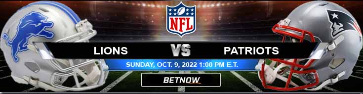 Detroit Lions vs New England Patriots 10-9-2022 Tip dan Pratinjau Prediksi