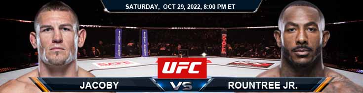 UFC Fight Night 213: Dustin Jacoby vs Khalil Rountree Jr. 29/10/2022