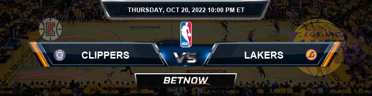 Los Angeles Clippers vs Los Angeles Lakers 10-20-2022 Pilihan dan Prediksi Odds