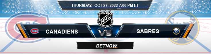 Montreal Canadiens vs Buffalo Sabres 10-27-2022 Pratinjau Odds dan Analisis Permainan