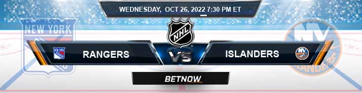 New York Rangers vs New York Islanders 10-26-2022 Pilihan Odds dan Prakiraan Game