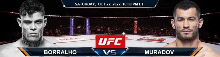 UFC 280 Borralho vs Muradov 22-22-2022 Analisis Pilihan dan Tips