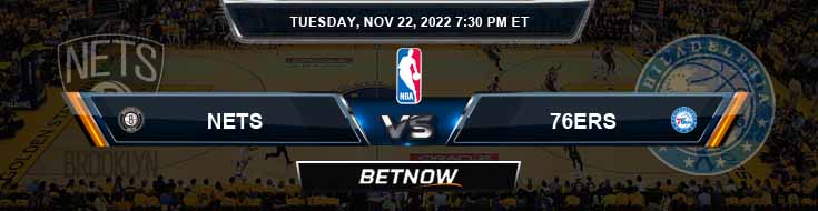 Brooklyn Nets vs Philadelphia 76ers 11-22-2022 Odds Picks and Forecast