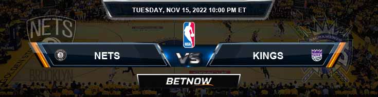 Brooklyn Nets vs Sacramento Kings 11-15-2022 Forecast Predictions and Tips