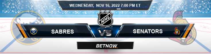 Buffalo Sabres vs Ottawa Senators 11-16-2022 Odds Picks and Predictions