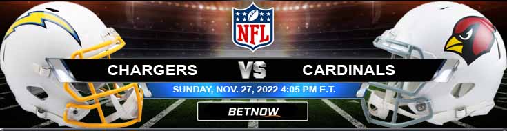 Los Angeles Chargers vs Arizona Cardinals 11-27-2022 Forecast Predictions and Tips