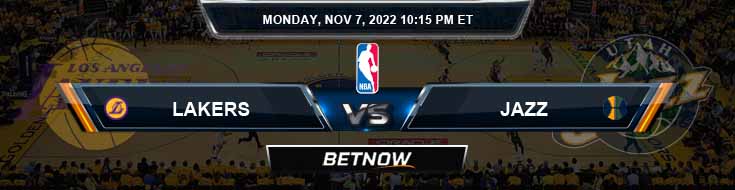 Prediksi dan Prediksi Pilihan Los Angeles Lakers vs Utah Jazz 11-7-2022