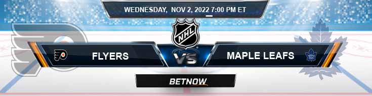 Philadelphia Flyers vs Toronto Maple Leafs 11-2-2022 Pilihan dan Prediksi Odds