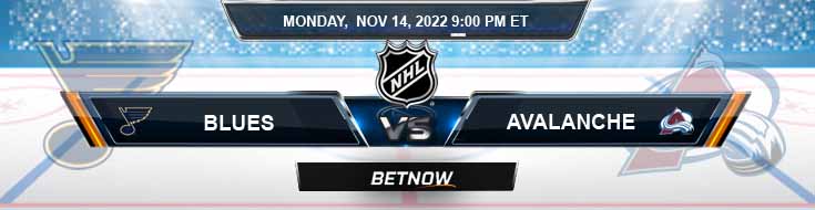 St Louis Blues vs Colorado Avalanche 11-14-2022 Picks Tips and Game Forecast