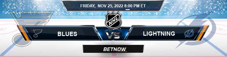 St Louis Blues vs Tampa Bay Lightning 11-25-2022 Picks Predictions and Preview