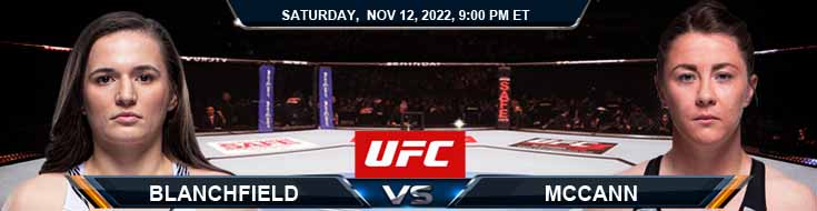 UFC 281 McCann vs Blanchfield 11-12-2022 Tips Odds and Predictions