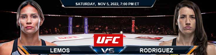 UFC Fight Night 214 Amanda Lemos vs Marina Rodriguez 11-5-2022 Prediksi Pilihan dan Pratinjau