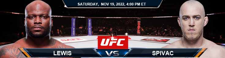UFC Fight Night 215 Lewis vs Spivac 11-19-2022 Picks Predictions and Preview