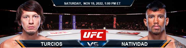 UFC Fight Night 215 Turcios vs Natividad 11-19-2022 Picks Predictions and Preview