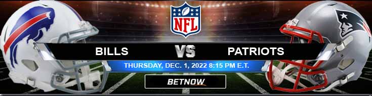 Buffalo Bills vs New England Patriots 12-1-2022 Odds Analysis and Picks